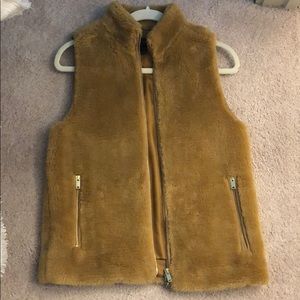 Jcrew furry vest